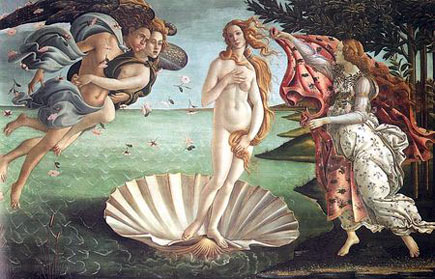 Botticelli, La naissance de Vnus