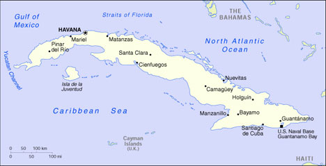 Mappa Cuba