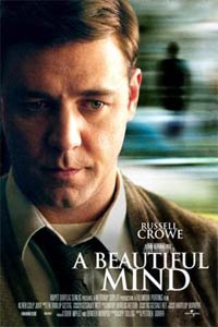 A beautiful mind locandina del film